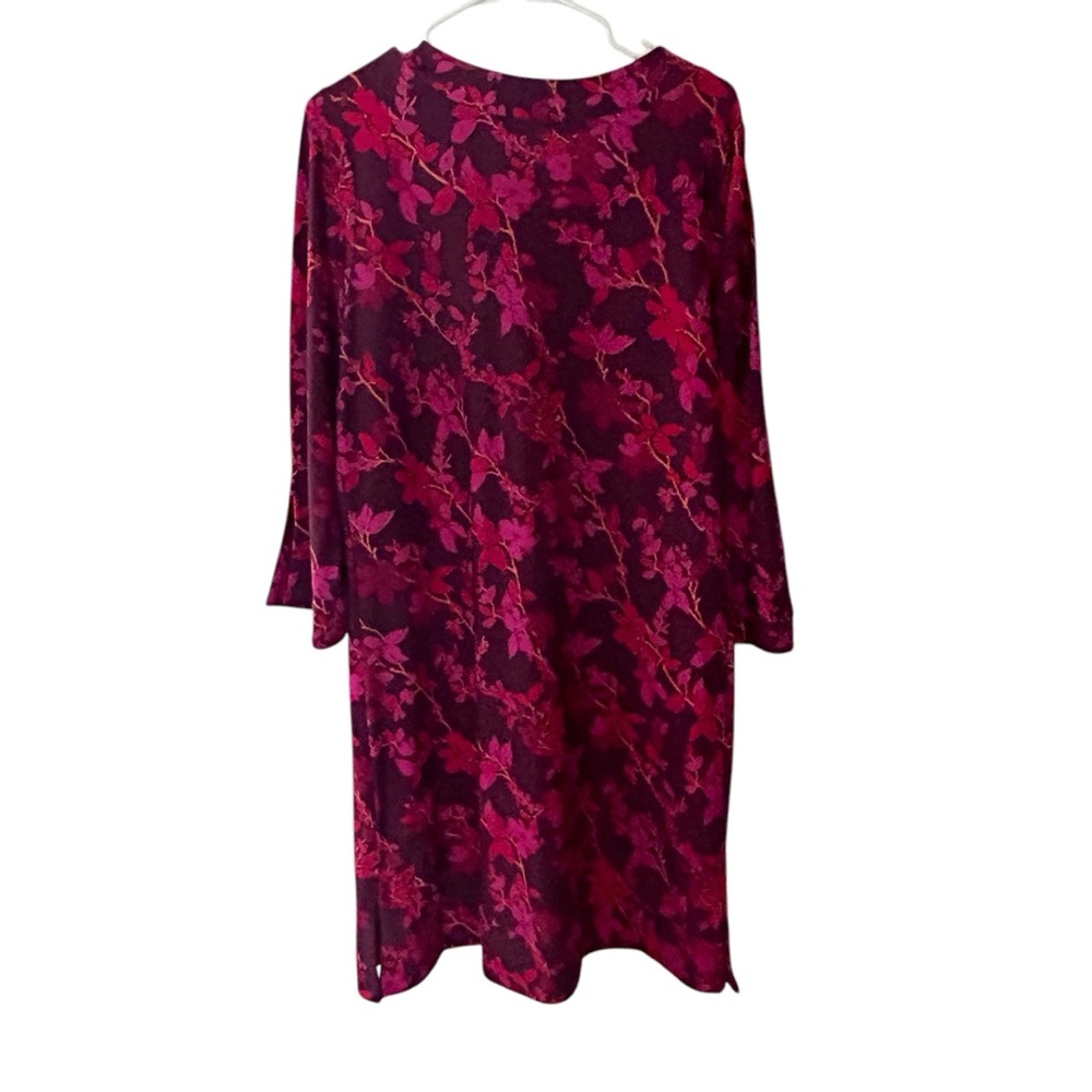 Jude Connally Dress Floral long Sleeve Stretch A17 - Picture 2 of 7